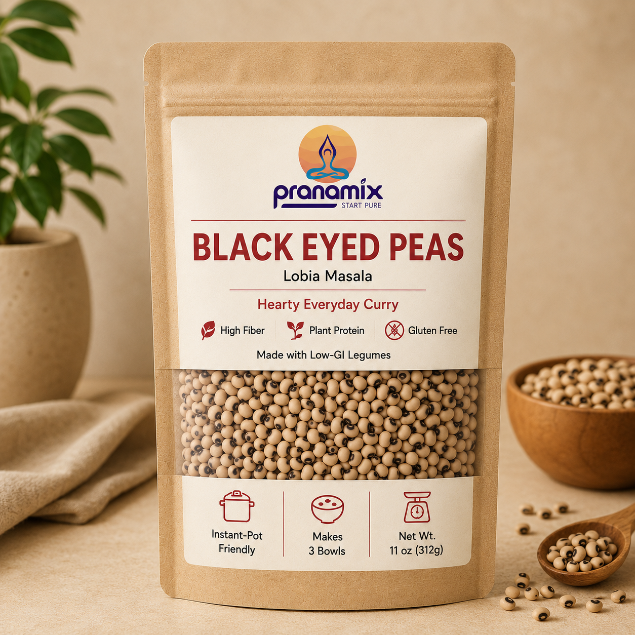 Lobia Masala - Indian Black-Eyed Pea Stew